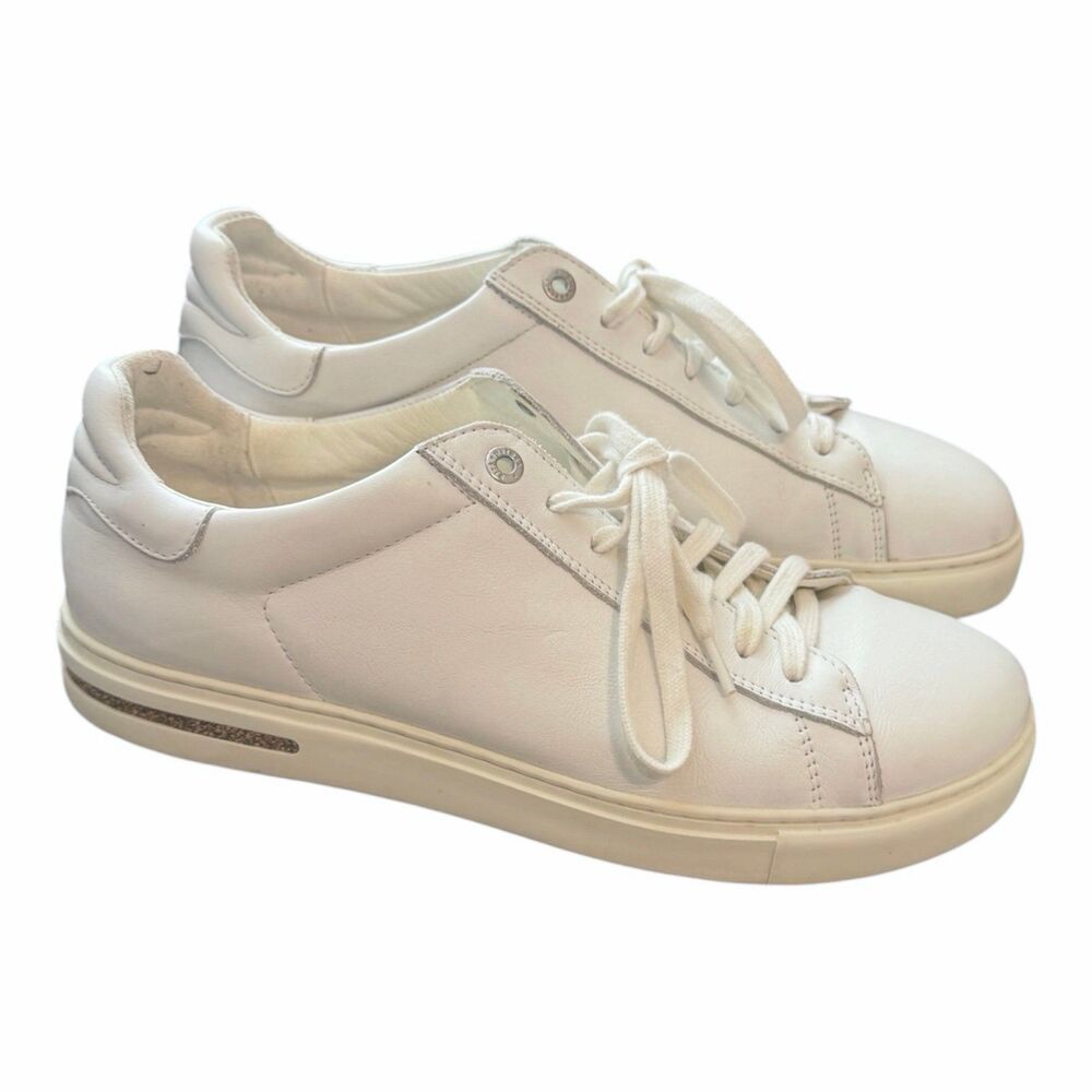 Birkenstock Bend Low White Leather Sneakers Size 41